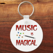 Musik ist magisch schlüsselanhänger (Vorderseite)