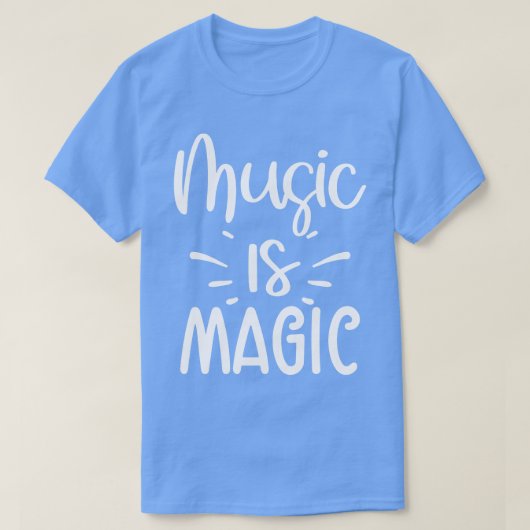 Musik ist magisch T-Shirt (Design vorne)