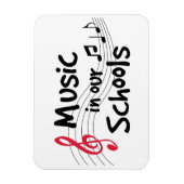 Musik ist magnetisch-flexibles Magnet (Vertikal)