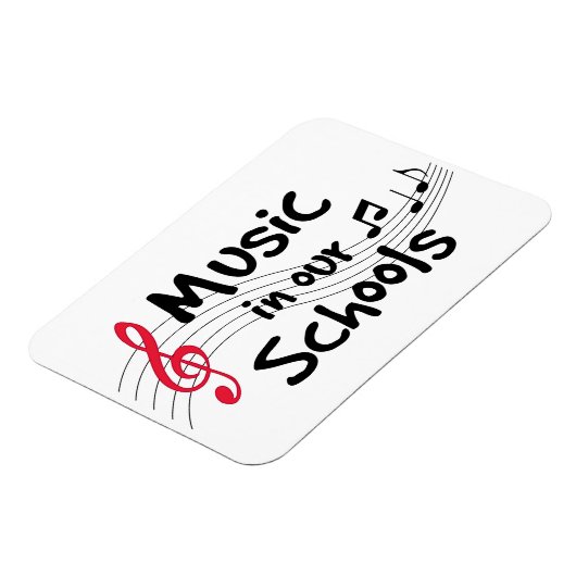 Musik ist magnetisch-flexibles Magnet (Linke Seite)