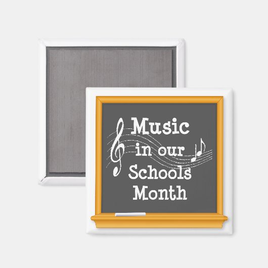 Musik ist magnetisch magnet (Vorderseite/Rückseite)