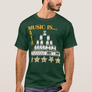 Musik ist Mathematik pro Fach Geschenk für Lehrer T-Shirt