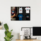 Musik ist mein Drogenposter Poster (Heimbüro)