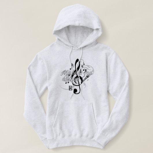 Musik ist mein. .escape mit Kapuze Hoodie (Design vorne)