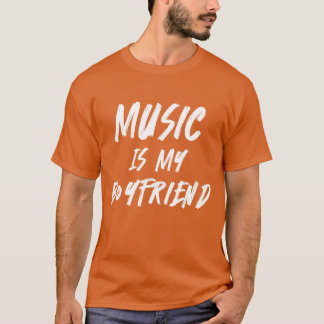 Musik ist mein Freund lustig T-Shirt
