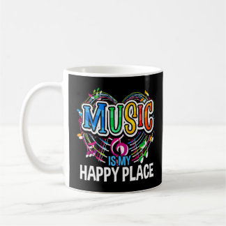 Musik ist mein glücklicher Ort, Inspirierend Musik Kaffeetasse