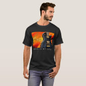 Musik ist mein Leben-elektrische Gitarren-Foto-T - T-Shirt (Vorne ganz)