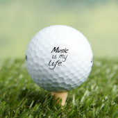 Musik ist mein Leben Golfball (Insitu T-Shirt)