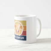Musik ist mein Leben Kaffeetasse (VorderseiteRechts)