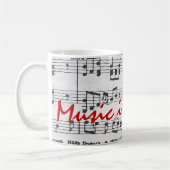 Musik ist mein Leben Kaffeetasse (Links)