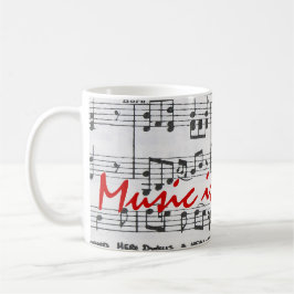 Musik ist mein Leben Kaffeetasse