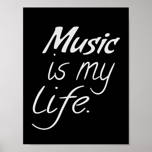 Musik ist mein Leben Poster (Vorne)