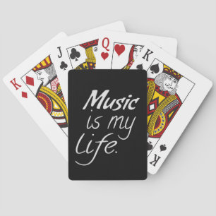 Musik ist mein Leben Spielkarten