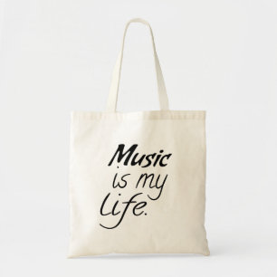 Musik ist mein Leben Tragetasche