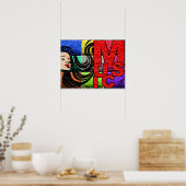 Musik ist mein Lebensposter Poster (Küche)