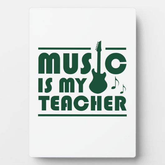 Musik ist mein Lehrer Fotoplatte (Vorderseite)