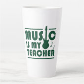 Musik ist mein Lehrer Milchtasse (Vorderseite)