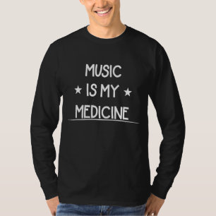 Musik ist mein medizin-musikalischer Sarcasm Pub T-Shirt