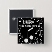 Musik ist mein Name_ Button (Vorne & Hinten)