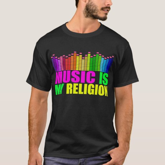 Musik ist mein Religiion Shirt (Vorderseite)