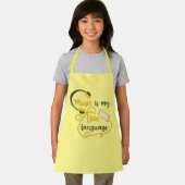 Musik ist mein romantischer Satz in der Liebe Schürze (Insitu)