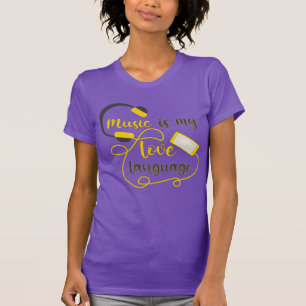 Musik ist mein romantischer Satz in der Liebe T-Shirt