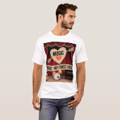 Musik ist meine erste Liebe T-Shirt (Vorne ganz)