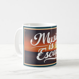 Musik ist meine Flucht Kaffeetasse