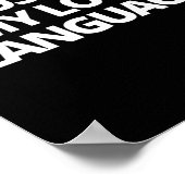 Musik ist meine Liebe Poster (Ecke)