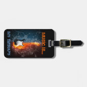 MUSIK IST MEINE THERAPIE GEPÄCKANHÄNGER (Vorderseite horizontal)