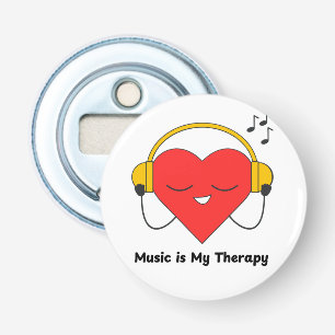 Musik ist meine Therapie - Inspirierend Musik-Zita Flaschenöffner