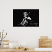 Musik ist Mondlicht Fine Art Poster/Leinwand/Print Poster (Küche)