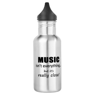 Musik ist nicht alles edelstahlflasche