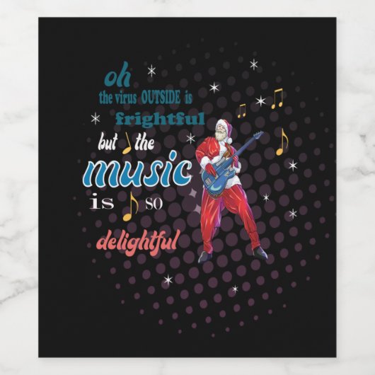 Musik ist so reizend weinetikett (Einzelnes Label)