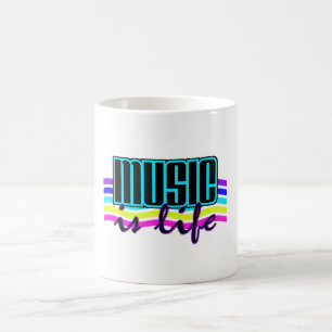 Musik ist Tasse des Lebens