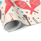 Musik ist überall Muster Geschenkpapier (Rolleneckpunkt)