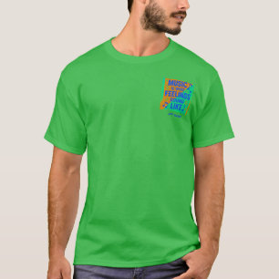 Musik ist, wie Gefühle klingen – Grün T-Shirt