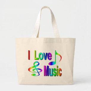 Musik Jumbo Stoffbeutel