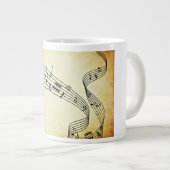 Musik Jumbo-Tasse (Vorderseite Rechts)