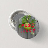 Musik-Junkie Button (Vorne & Hinten)