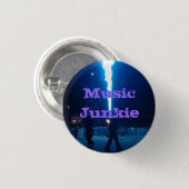 Musik-Junkie II Button (Vorne & Hinten)