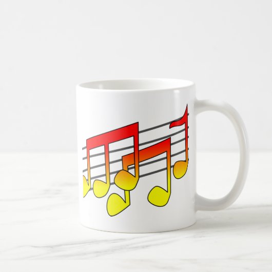 Musik Kaffeetasse (Rechts)
