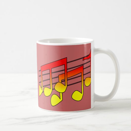 Musik Kaffeetasse (Rechts)