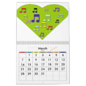 Musik-Kalender 2011 Kalender (Mär 2027)