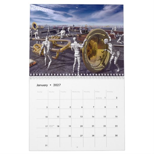 Musik-Kalender Kalender (Jan 2027)