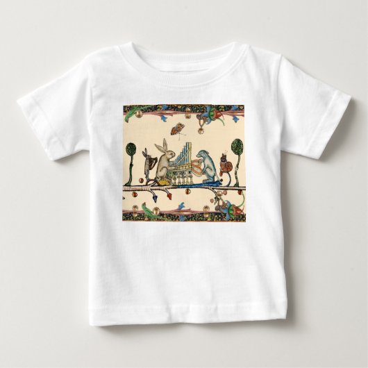 MUSIK, Kaninchen, Baby T-shirt (Vorderseite)