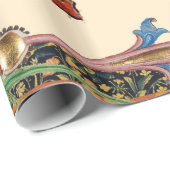 MUSIK, Kaninchen, Hund - MUSIK, MITTELALTERLICHE B Geschenkpapier (Rolleneckpunkt)