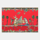 MUSIK, Kaninchen, Hund - MUSIK, MITTELALTERLICHE B Geschenkpapier Set (Vorderseite 2)