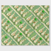 Musik - Kaninchen / St Patrick's Day Orchestra Geschenkpapier (Flach)