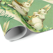 Musik - Kaninchen / St Patrick's Day Orchestra Geschenkpapier (Rolleneckpunkt)